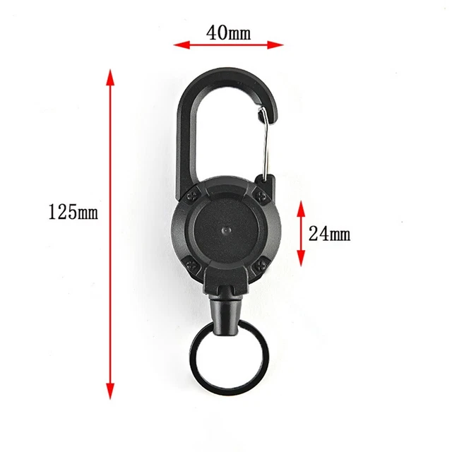 Keychain 60cm Black 125x40mm Brand New High Quality Hot Sale Practical