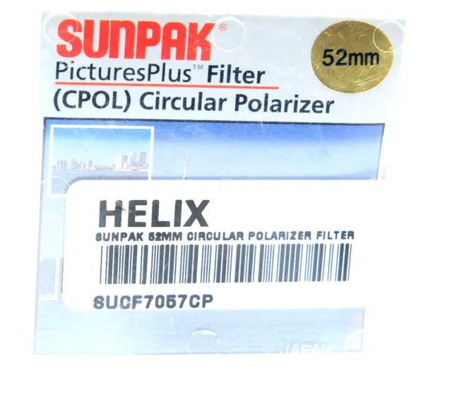 Sunpak 52mm Circular Polarizer Filter