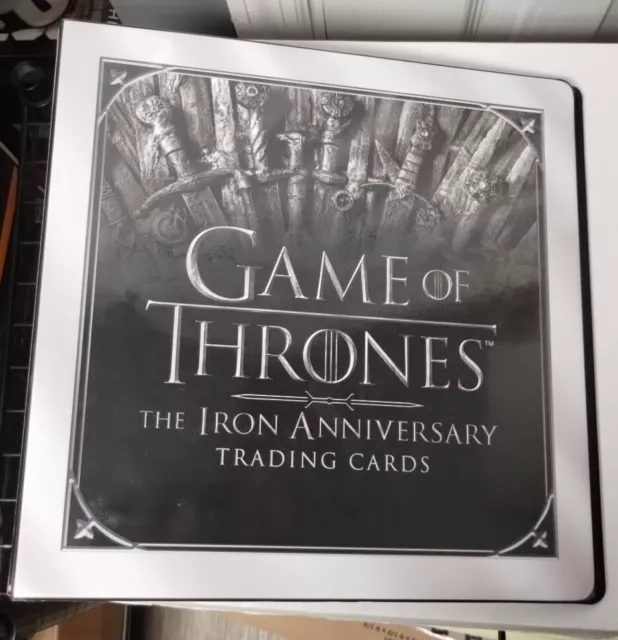 Game Of Thrones The Iron Anniversary Series 1 - Official Binder/Album & P2 Promo