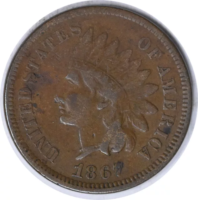 1867 Indian Cent F Uncertified #1105