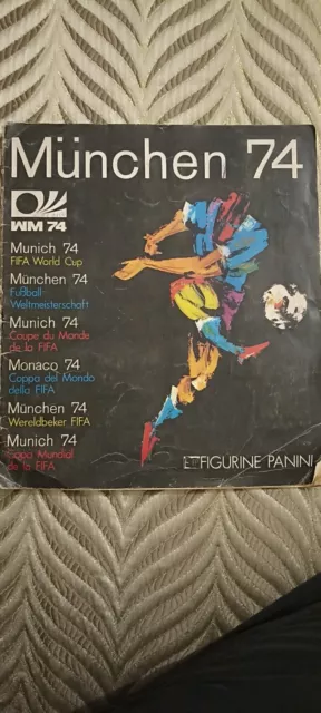 ALBUM CALCIATORI PANINI Anni 74  Copa Mundial Non Completo Mancano Pochi Figurin