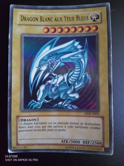 Pièce Collection Yu-Gi-Oh! Dragon Blanc Aux Yeux Bleus - Édition Limitée Numérotée, Avec étui