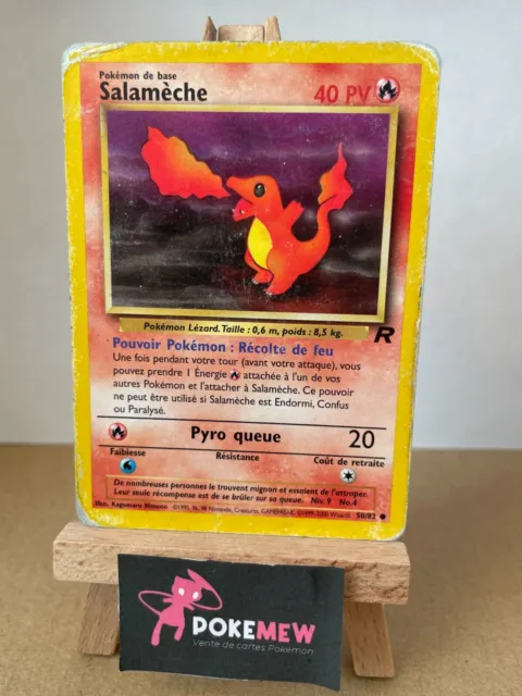 ┥ SALAMECHE 50/82 - MEDIUM STATE - TEAM ROCKET - Pokemon Card FR ED.2