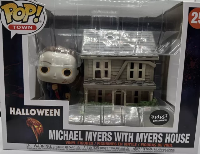 Funko POP! Town: Spirit Exclusive Halloween MICHAEL MYERS with HOUSE #25 MINT