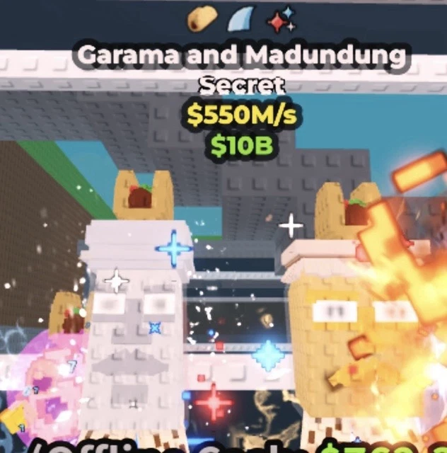 Garama Papercraft ROBLOX STEAL A Brainrot Garama And Madundung 550m 3 Traits Rare Limited ...