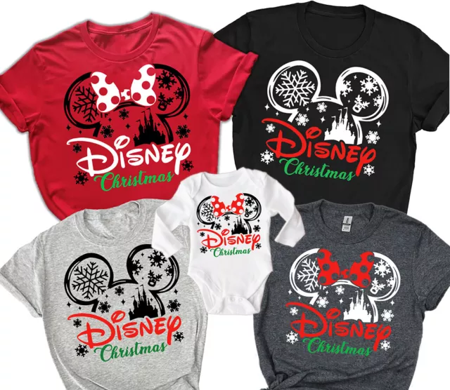 Disney Christmas Matching Family Shirts for Vacation Trip to Disney