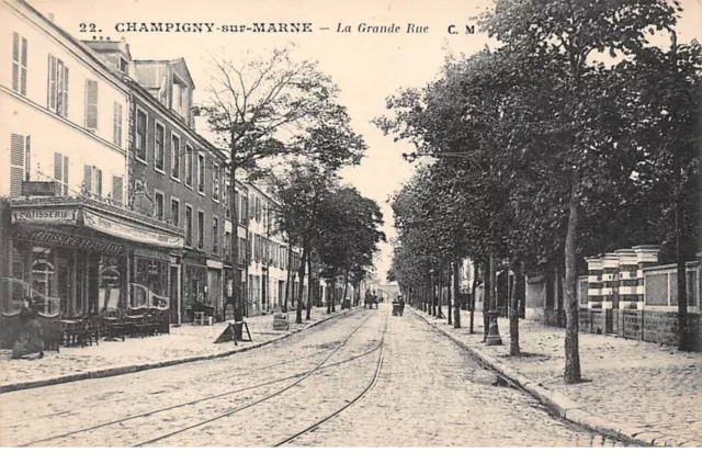 94 .n° 106787 .  champigny sur marne .patisserie restaurant .la grande rue .