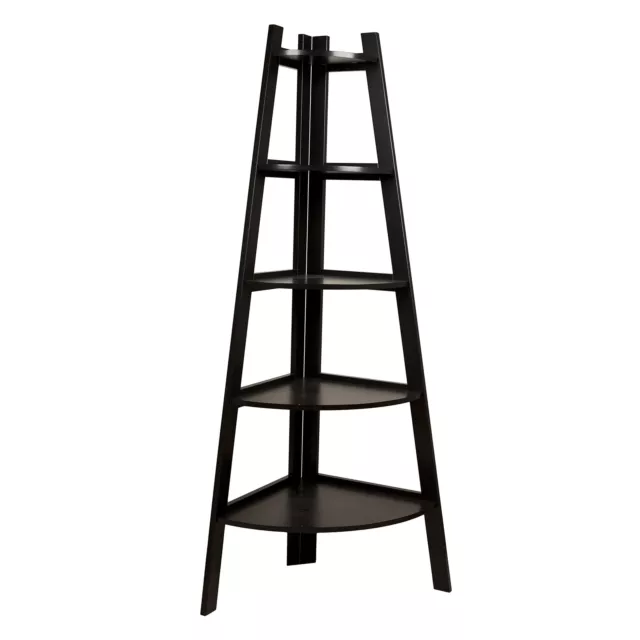 Danya B. Free Standing 5-Tier Pyramid Ladder Display Shelving Unit/Bookshelf