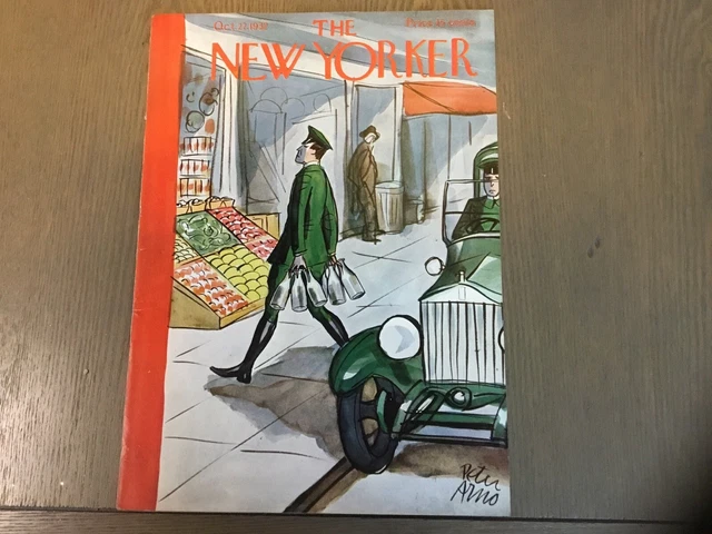 Vintage New Yorker Magazine October 22 1932 - Peter Arno cover art Vintage New Yorker Magazine October 22 1932 - Peter Arno cover art