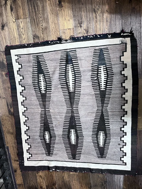 vintage navajo rug 66” X 57”