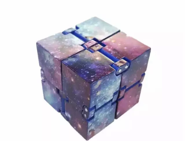 Sensory Galaxy Infinity Cube Fidget Toy for Stress Autism Anxiety Relief