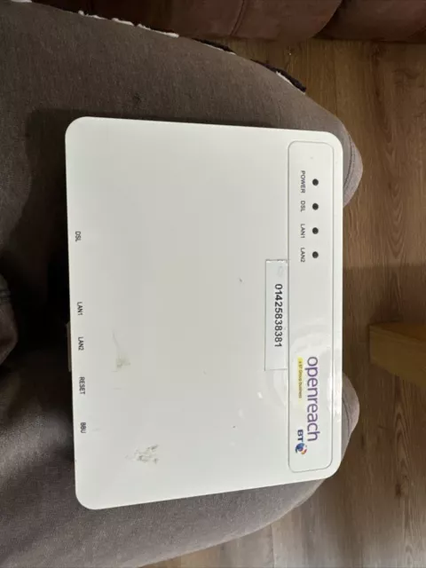 BT Openreach ECI B-FOCuS Fibre VDSL FTTC fibre modem only, used, good condition.