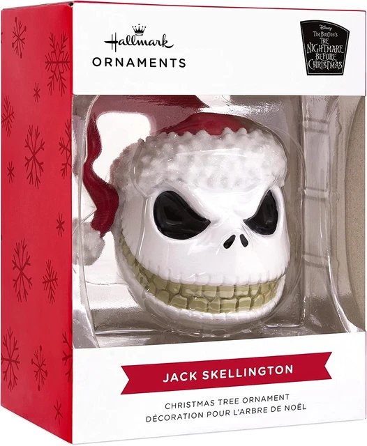 HALLMARK DISNEY TIM burtons the nightmare before christmas jack skellington head $17.99 - PicClick