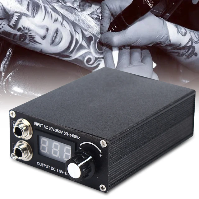 PROFESSIONAL DIGITAL LED Tattoo Power Supply Box for Tattoo Machine