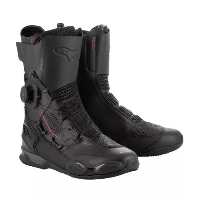 Alpinestars SP-X Boa Boots black Gr. 42 EU Motorradstiefel sport Stiefel schwarz