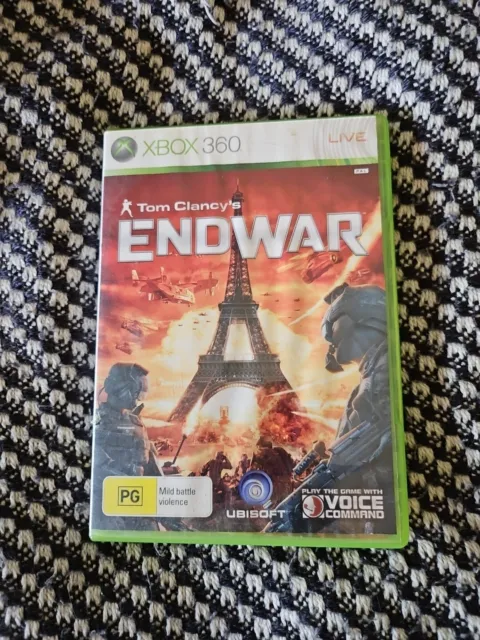 Tom Clancy’s Endwar + Manual - Xbox 360 - Tested & Working - PAL