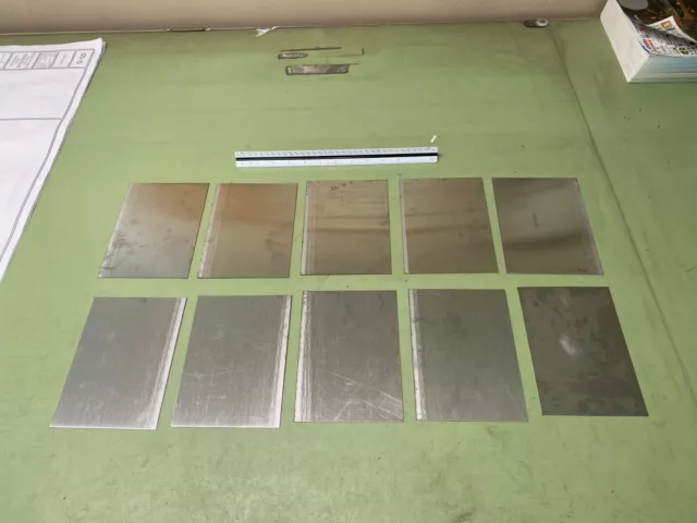 20 gauge Stainless steel sheet metal scrap (316/304) (HHO) (MIG/TIG)   10 pcs