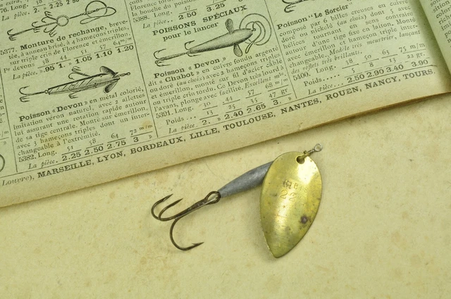 FERAX MANUFRANCE RARE LEURRE ANCIEN GRILLON POCHETTE D