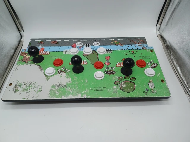 Arcade 1up Rampage game CONTROL Console Board, Buttons, Joy Sticks, Harness READ Arcade 1up Rampage game CONTROL Console Board, Buttons, Joy Sticks, Harness READ