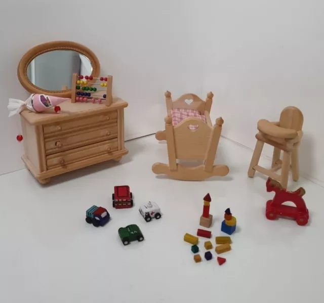 K37) Bodo Hennig Kinder Spiel Zimmer Wiege Kommode Spielzeug... Puppenstube