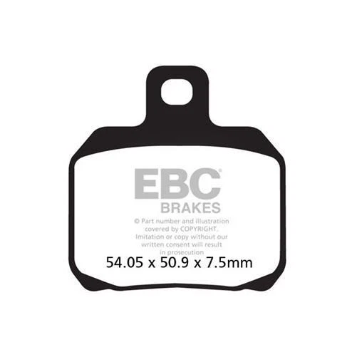 Adiva Scooters AD3 300 2014-2015 EBC Pastiglie freno anteriori SFA-HH SFA266H + SFA260H