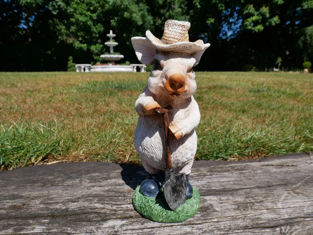 Statua Elefante Da Giardino Con Luce Solare - Decorazione Esterna, Resina Resistente, Regalo Per Donna O Mamma - Foto 7