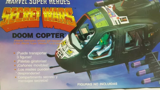 Secret Wars Doom Copter De Marvel Super Heroes De Mattel Spain 1986 Ref 9572