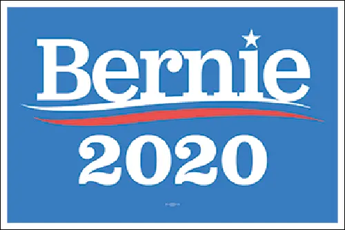2020 Bernie Sanders For President Campaign Poster
