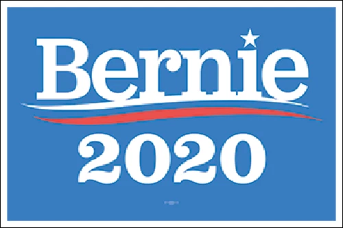 2020 Bernie Sanders For President Campaign Poster