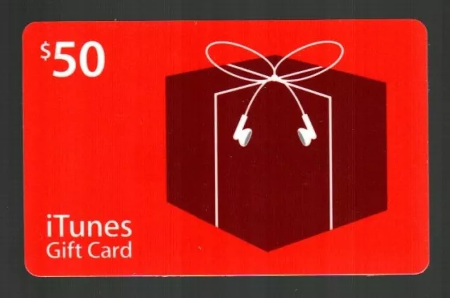 Apple iTunes Gift Card NO VALUE Rechargable $15-$500 (IL/RT6-S36