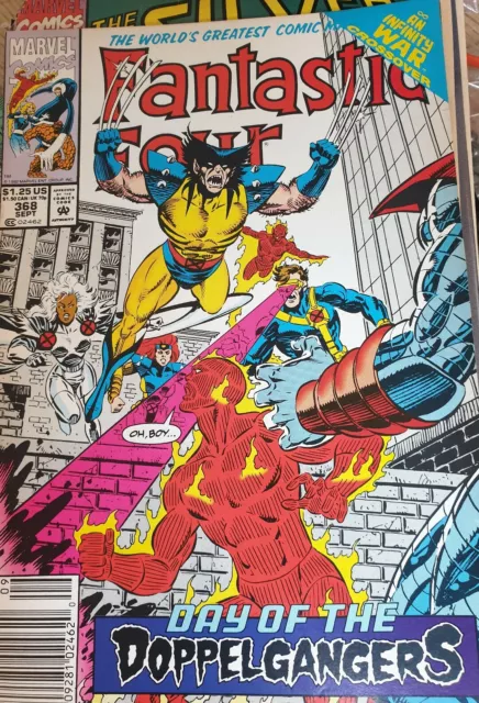 Fantastic Four #368 Vol1 Marvel Comics Infinity War September 1992