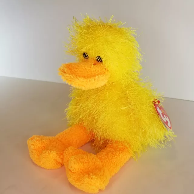 Ty Beanie Babies Punkies Collection "Splash" the Yellow Duck 2002