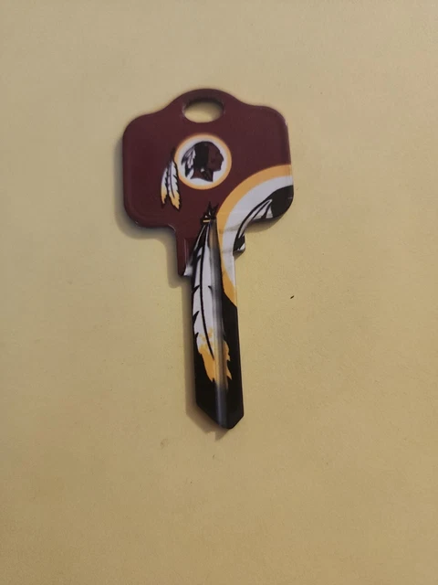 Washington Foortball NFL house key blank Kwikset