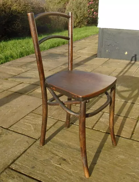 Antique Thonet Style Bentwood Bedroom Bistro Cafe Chair Kitchen Dining Vintage