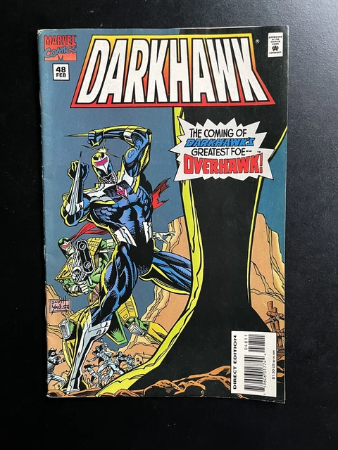 Key Marvel Comics Darkhawk Lot #46 #48 1st Overhawk 1st Newland Low Print Runs 7