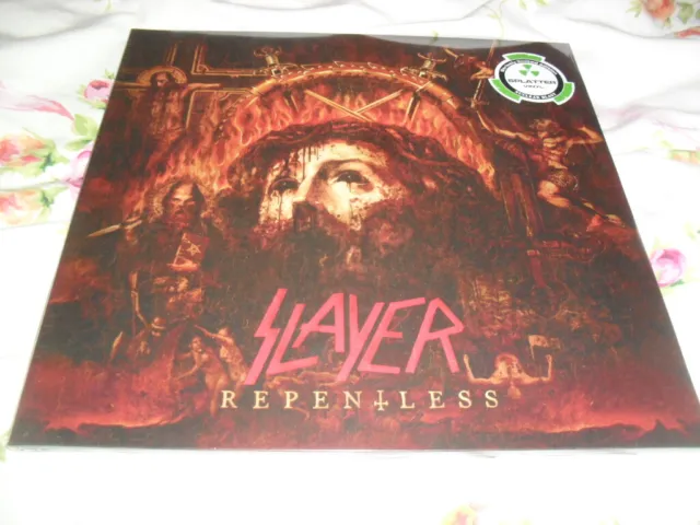 Slayer -Repentless- Awesome Mega Rare Ltd Edition Splatter Vinyl Lp New Exodus