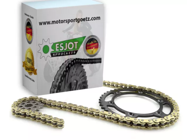 Kettensatz für Dinli 901 / 902 / 904 / DMX 450 X-Ring gold Z15/36