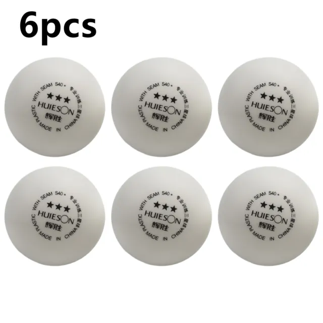 6 Piezas Ping Pong Bolas Práctica Mesa Pelota de Tenis Beer Sorteo D40 + mm