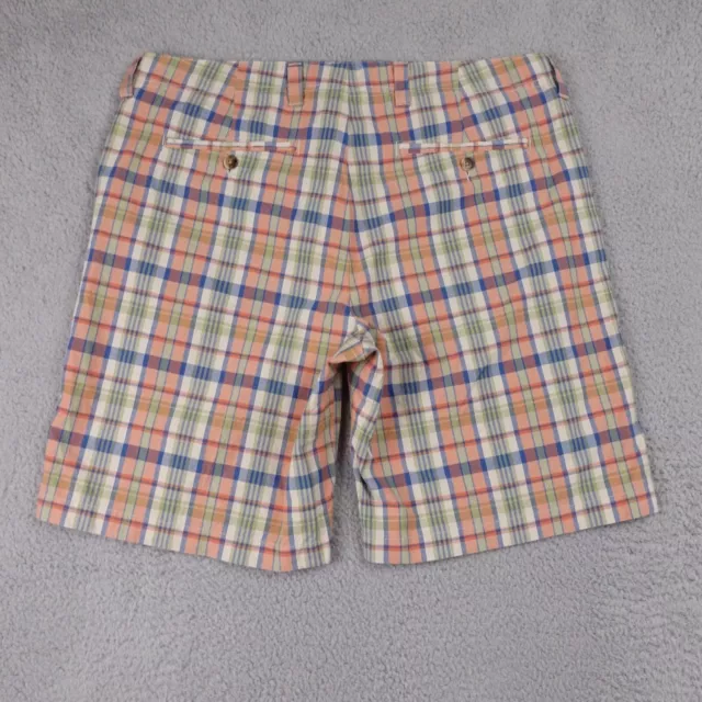 LL BEAN MADRAS Plaid Shorts Men's Sz 36 Patchwork Cotton Preppy ...