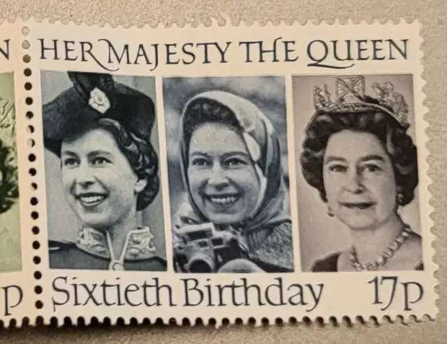 Queen Elizabeth II. 90. Geburtstag Goldmünze alte königliche Familie Briefmarken Kate William 3