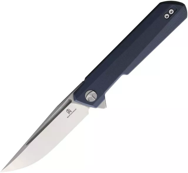 Bestech Knives Bestechman Dundee D2 Blade Linerlock Blue-Gray G10 Handle BMK01C