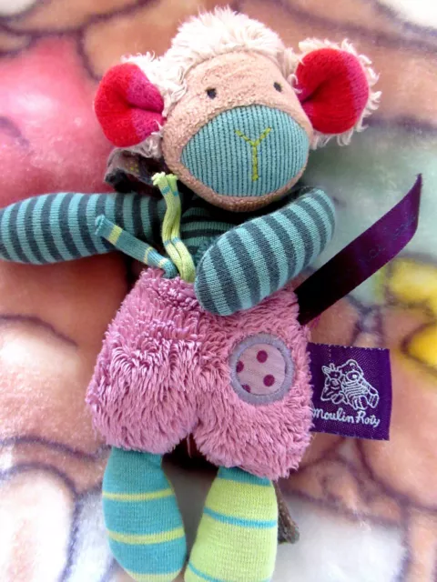 doudou moulin roty mouton les jolis pas beaux 16cm