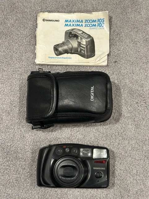 SAMSUNG MAXIMA ZOOM 105 35MM Film Point and Shoot Camera
