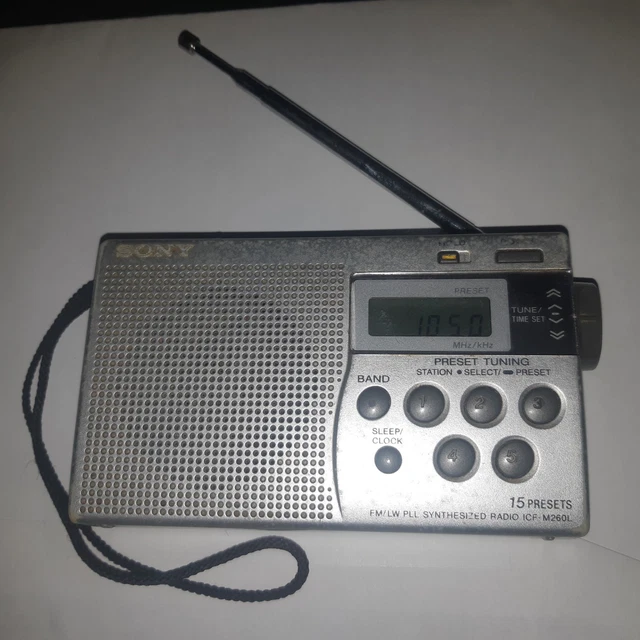 Radio Portable Sony ICF-M260L FM/AM - Occasion - Testée Et Fonctionne