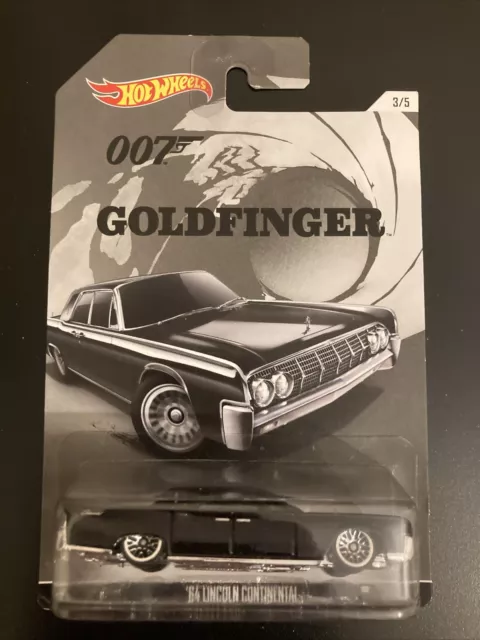 Lincoln Continental 1964 Hot Wheels James Bond 007 Goldfinger