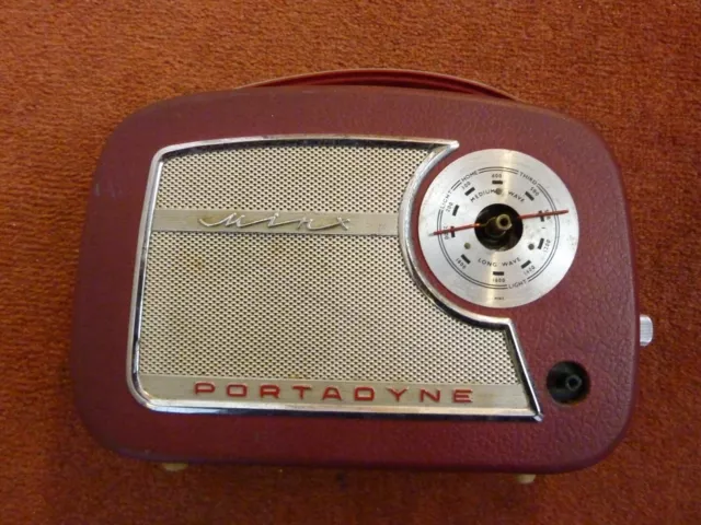 Portadyne Minx , early vintage Transistor  Radio  MW LW - rare