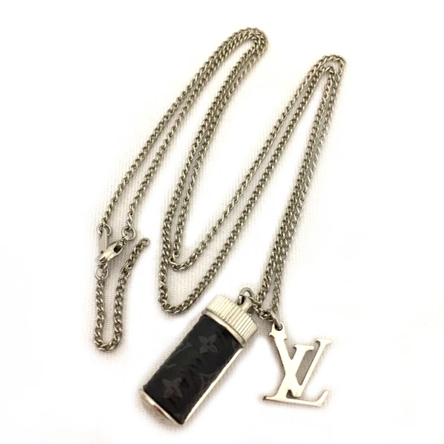 Shop Louis Vuitton Monogram Eclipse Charms Necklace (COLLIER