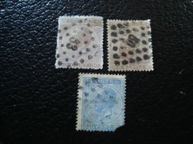 Belgien - Briefmarke Yvert / Tellier N° 19 x2 18 (2eme Auswahl) Gestempelt (A54)