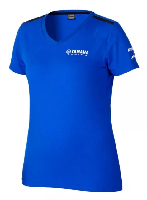 YAMAHA T-Shirt LADY Paddock Blue Essentials  Maglietta ORIGINALE YAMAHA