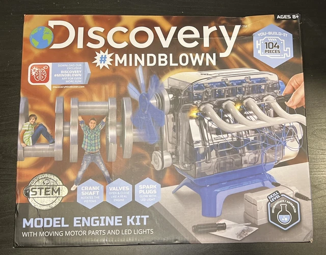 DISCOVERY MINDBLOWN MODEL Engine Kit DIY (STEM) Four Cylinder Moving